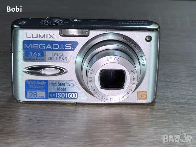 Panasonic LUMIX DMC-FX01 Y2K, снимка 14 - Фотоапарати - 55886206