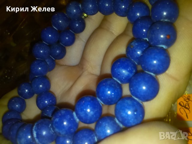 СТАРО АРТ КОЛИЕ от ЛАЗУРИТ 4007, снимка 2 - Колиета, медальони, синджири - 29638386