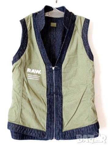 Нов G-Star Research by Aitor Throup GSRR HITO WAISTCOAT Color Rinsed Дамски Елек Размер М, снимка 14 - Якета - 42571104