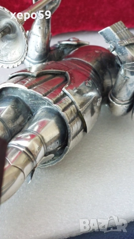 Много рядка фигура- скулптура от солидно сребро 800,края на 19век Ръчна работа., снимка 4 - Антикварни и старинни предмети - 52217344