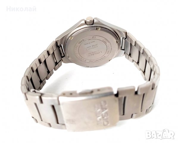 Casio Titanium Linage, модел LIN-163 - кварцов часовник, снимка 10 - Мъжки - 39431736