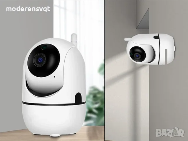 WIFI IP камера въртящ се електронен бебефон с HD изображение и двупосочно аудио, снимка 6 - IP камери - 55728010