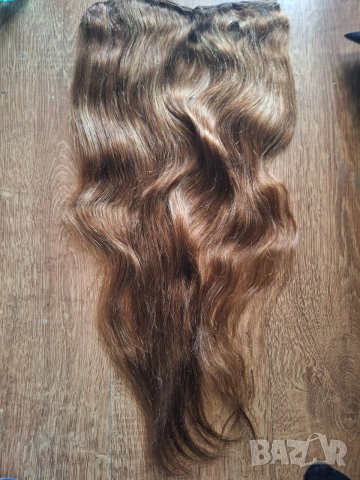Естествена коса 61см. 100гр. , снимка 4 - Аксесоари за коса - 53163409
