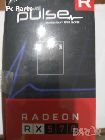 Sapphire AMD Radeon RX 570 4GB Pulse GDDR5 256 bit, снимка 2 - Видеокарти - 52595073