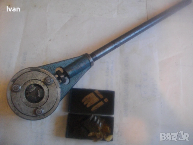 Нова Соц старото качество унгарска винторезка за резби на тръби 1/4"-1" винтонарезка пафта плашка , снимка 9 - Други инструменти - 53276472
