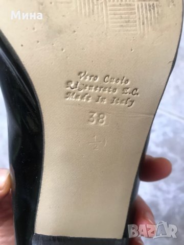 Продавам елегантни италиански обувки от естествена кожа - лак , снимка 5 - Дамски боти - 35242171