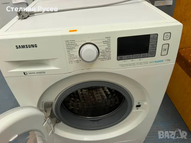 2008  пералня samsung eco bubble 7 kg цена 170 евро           smr -състояние използвано / БЕЗ гаранц, снимка 2 - Перални - 55739730