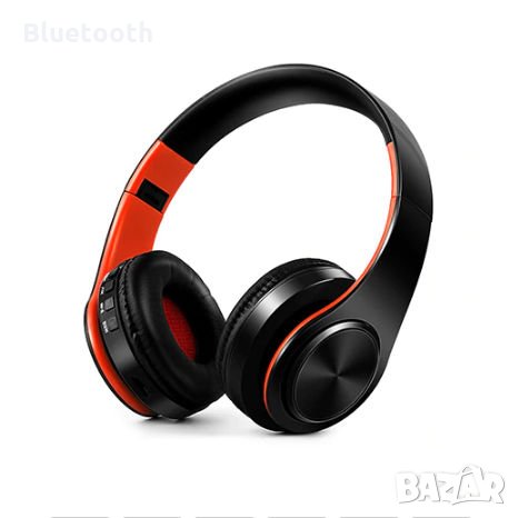 Слушалки безжични bluetooth  HIFI FM и поддръжка SD карта с микрофон , снимка 1 - Bluetooth слушалки - 30357037