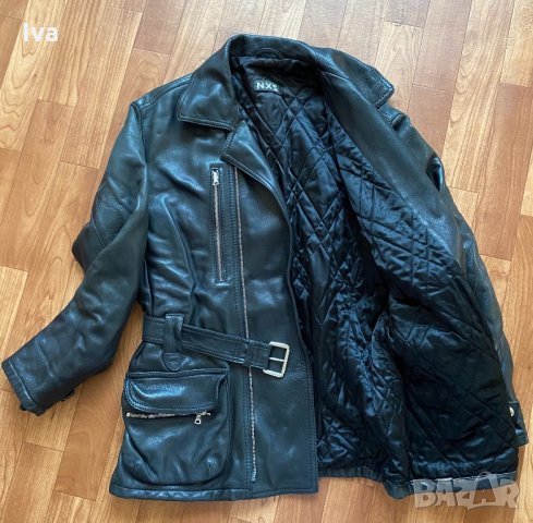 Мъжко яке естествена кожа, снимка 2 - Якета - 30716441