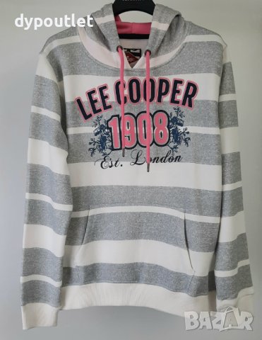 Lee Cooper - Дамски суичър с качулка Tex AOP OTH Hd, размер - L., снимка 1 - Суичъри - 39488852