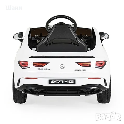 Акумулаторна кола Mercedes-AMG CLA 45 бял

, снимка 3 - Детски велосипеди, триколки и коли - 49841740