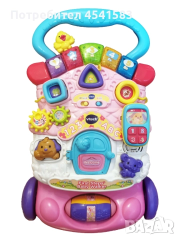Занимателна проходилка Vtech sit-to-stand, снимка 5 - Проходилки - 52989452