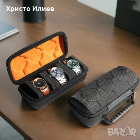 Кутия за съхранение на часовници за 1бр 3бр 5бр Калъф за часовник, снимка 3 - Други - 51129648