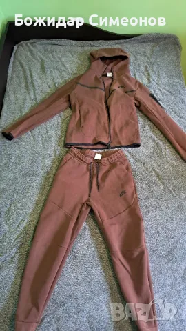 Кафяв Мъжки Nike Tech Fleece Комплект , снимка 1