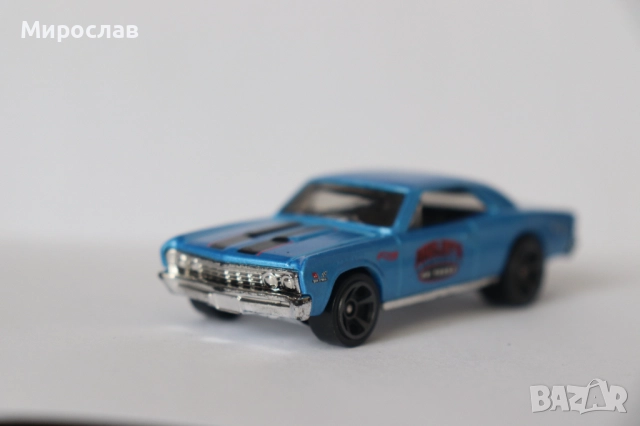 1/64 HOT WHEELS CHEVELLE SS 396 КОЛИЧКА МОДЕЛ, снимка 3 - Колекции - 52920080