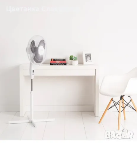 Стоящ вентилатор Taurus GRECO 16C, 40W, бял, d-40см, снимка 8 - Вентилатори - 48823379