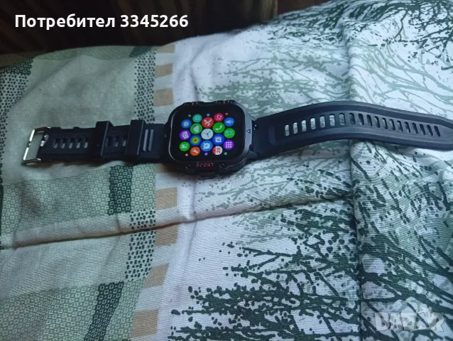 Мъжки смарт часовник, снимка 2 - Смарт часовници - 56375681