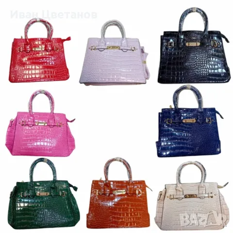 Дамска чанта с кроко текстура – изисканост и стил за всяка модерна жена