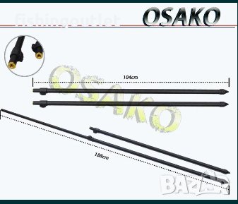  Шаранска стойка за 4 въдици тип SKY Pod с 3 чифта крака 209 лв., снимка 3 - Такъми - 30896174