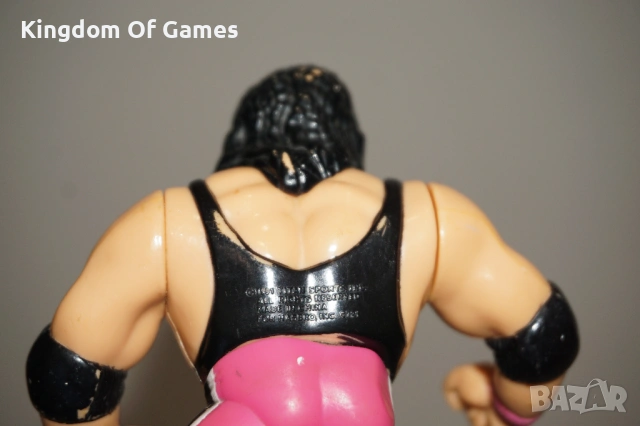 Рядка Оригинална Колекционерска Фигура На Bret Hart от 1991г Titan Sports INC FOR HASBRO INC, снимка 13 - Колекции - 54276192