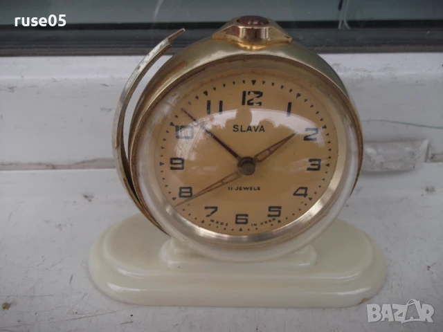 Часовник "SLAVA" будилник, снимка 2 - Други - 50621144