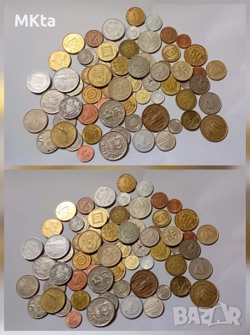 лот монети-100бр.