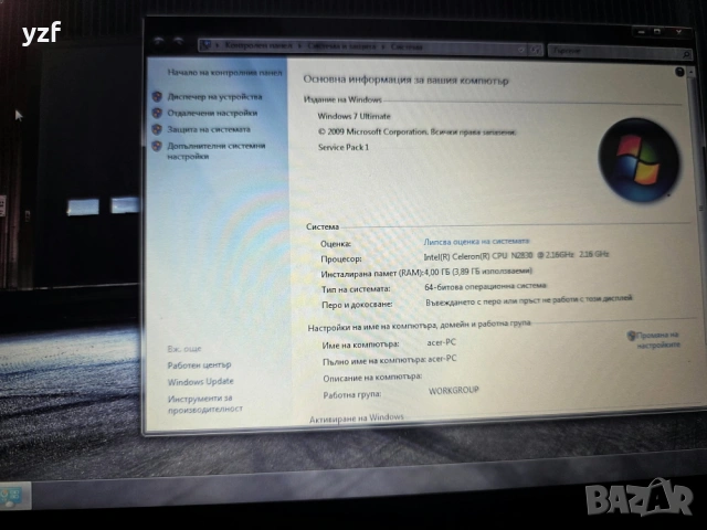 Аcer E3-111 11.6-инчов, снимка 8 - Лаптопи за работа - 54009983