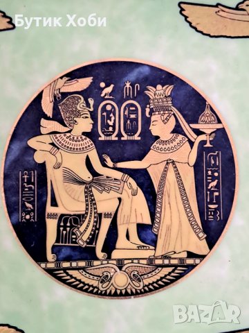 Винтидж пепелник Made in Egypt, снимка 3 - Антикварни и старинни предмети - 38290087