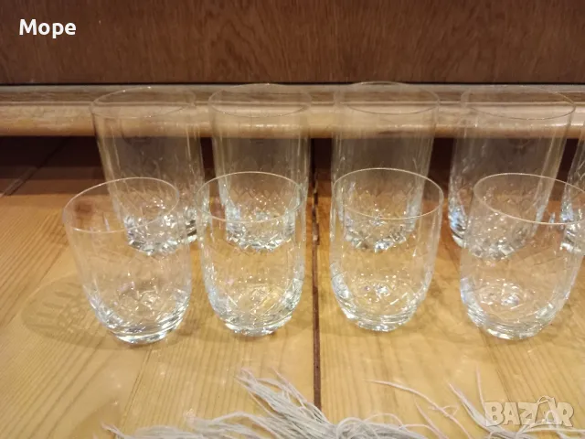 Кристални чаши за алкохол и вода , снимка 4 - Чаши - 48751800