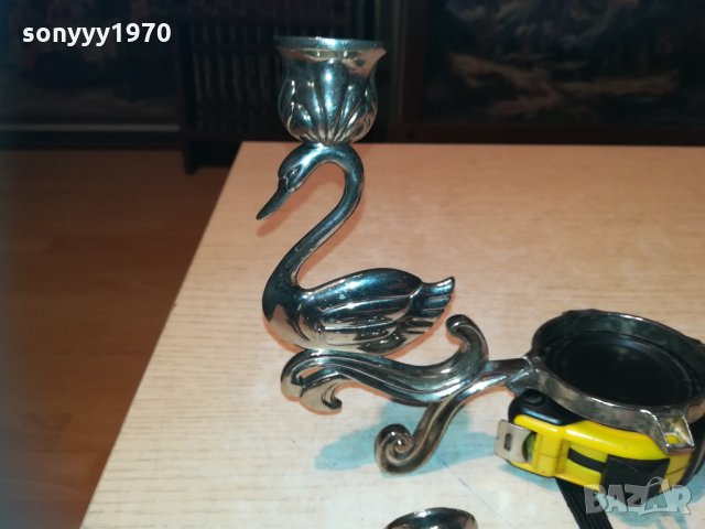 лебеди 4бр свещник от англия 0811202035, снимка 13 - Колекции - 30719437