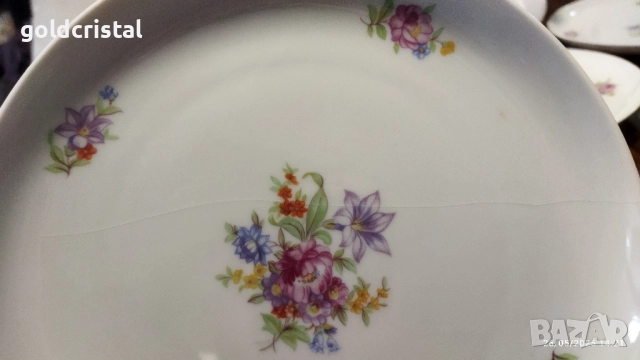 Стар полски порцелан чинии, снимка 4 - Антикварни и старинни предмети - 52262107