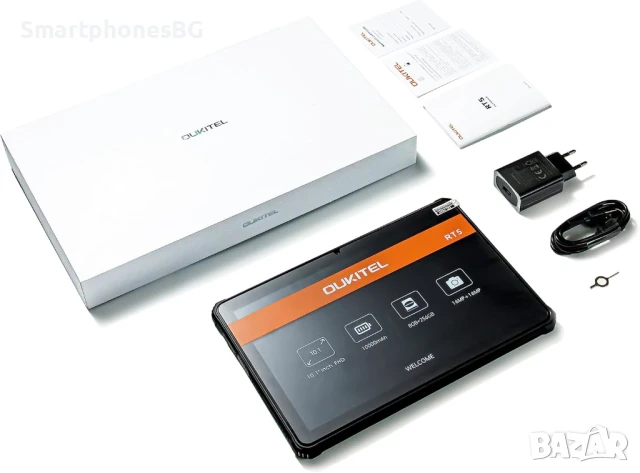 Oukitel RT5 14GB RAM 256GB ROM 10.1" Таблет с IP68 защита и 10000 mAh, снимка 13 - Таблети - 51381699