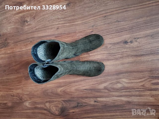 Ботуши от естествен велур, снимка 5 - Дамски ботуши - 38912120