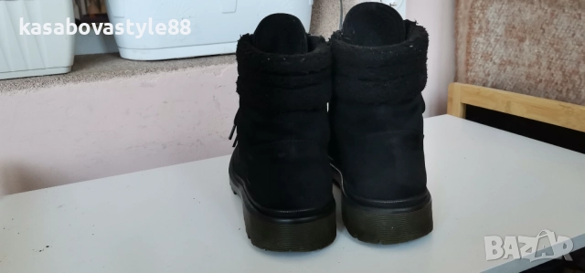 Боти от естествен велур 38.5н., снимка 3 - Дамски ботуши - 52787839