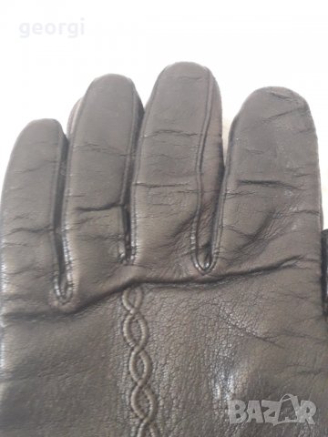 Дамски кожени ръкавици  от естествена кожа , снимка 3 - Ръкавици - 31464442