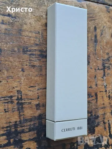 химикалка Черути CERRUTI 1881, метална, масивна и надеждна, сребристи части и черен лак, снимка 8 - Ученически пособия, канцеларски материали - 47741812