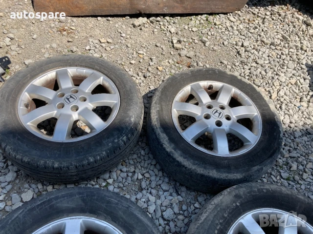 Оригинални джанти с гуми ХОНДА ЦР-В 3. 17”. 5x114.3., снимка 2 - Гуми и джанти - 50581922