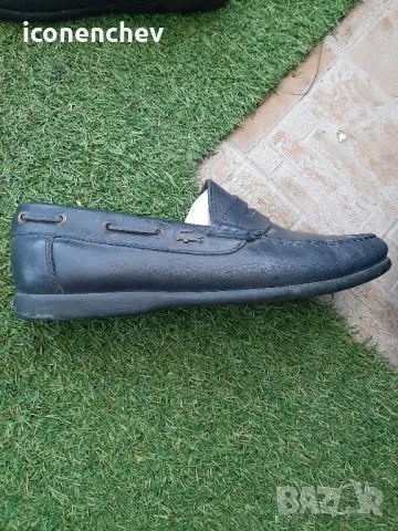 Мокасини Lacoste EU 44, козметични забележки, снимка 3 - Мокасини - 48151020