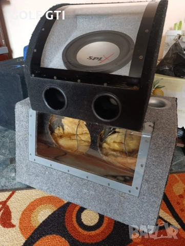 2бр бас кутий празни 2х10 инча и 10 инча