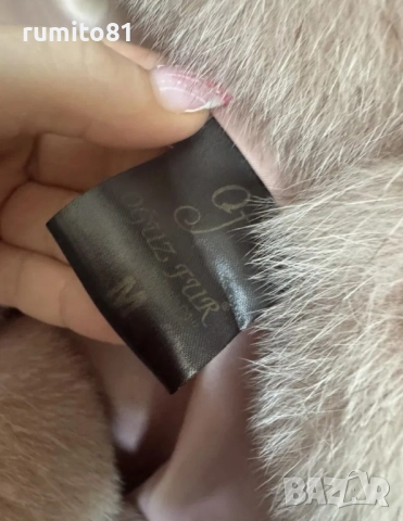 Елек естествен косъм лисица и естествена кожа, снимка 5 - Елеци - 52624713