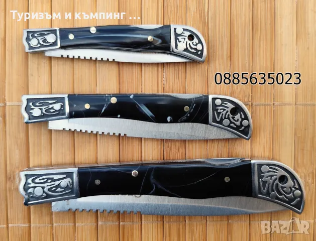 Сгъваем нож - 3 размера, снимка 3 - Ножове - 44846493