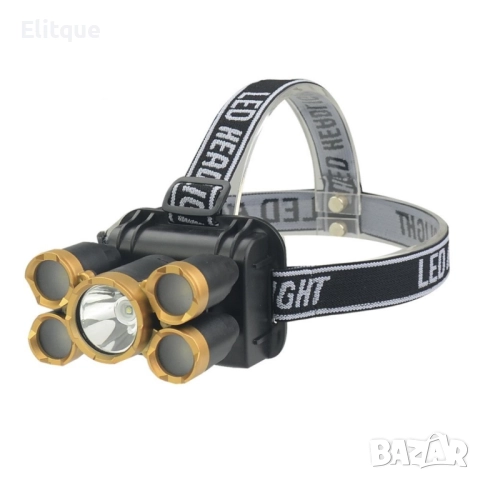 Фенер за глава с регулируема лента и вградена акумулаторна батерия FL100, снимка 5 - Други - 52805579