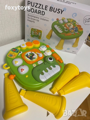 Интерактивна музикална масичка „Динозавър с пиано“, снимка 5 - Образователни игри - 52774397