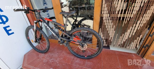 ROCKRIDER ST 520S Full Suspension Mountain Bike - 27.5",черно-червено, снимка 1 - Велосипеди - 37335080