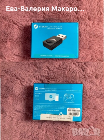 Steam Controller Wireless Dongle (USB адаптер Valve), в кутия