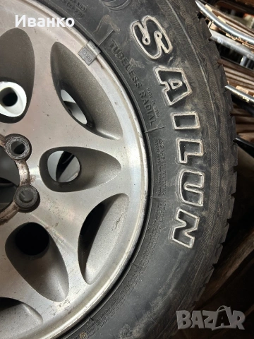 Гуми с джанти Mitsubishi pajero, снимка 2 - Гуми и джанти - 54163253