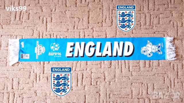 Двустранен шал England / Англия, Евро 1996