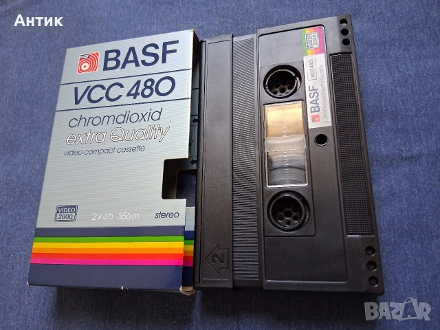 Видеокасети BASF E - 240 HIFI Professional в Кутия / BASF VCC 480 Stereo, снимка 11 - Колекции - 54096851