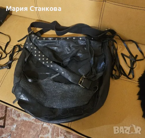 AMOULET естествена кожа чанта, снимка 3 - Чанти - 56451878