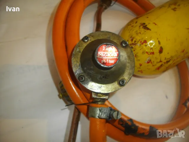 78см НЕМСКА ГАЗОВА ГОРЕЛКА С БУТИЛКА МАРКУЧ КЛАПАН ВЕНТИЛ ОТЛИЧНА ЗА ХИДРОИЗОЛАЦИИ ПОКРИВИ, снимка 15 - Други инструменти - 48112141